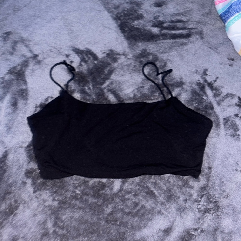 I am selling this black crop top.